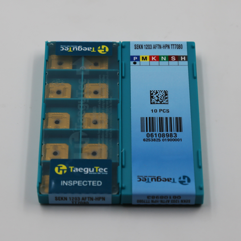 供應特固克銑刀片 SEKN 1203 AFTN-HPN TT7080 硬質合金刀片批發